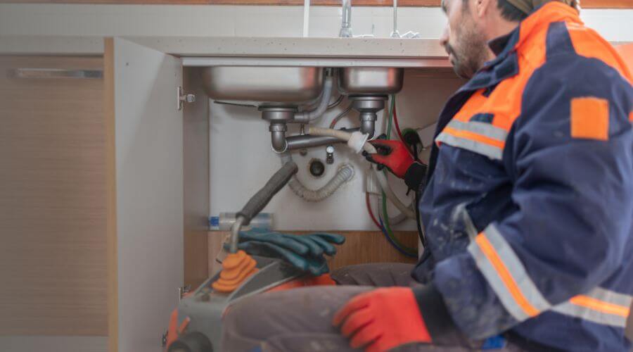 Camera Pipe Inspection Under Slab in Kelso, WA